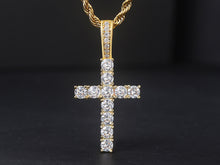 Carregar imagem no visualizador da galeria, Colgante Iced Out Cruz
