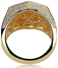 Cargar imagen en el visor de la galería, Anillo Iced Out Diamond Hexagon
